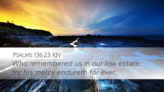 Psalms 136:23 KJV Bible Verse Image