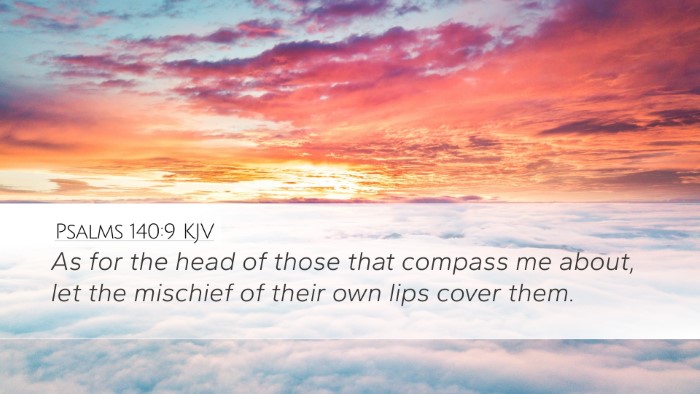 Psalms 140:9 KJV Bible Verse Image