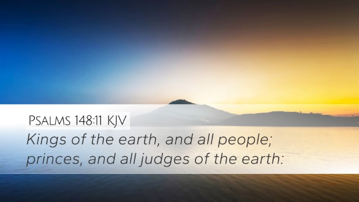 Psalms 148:11 KJV Desktop Wallpaper - Kings of the earth, and all people; princes, and - Desktop Bible Verse Wallpaper