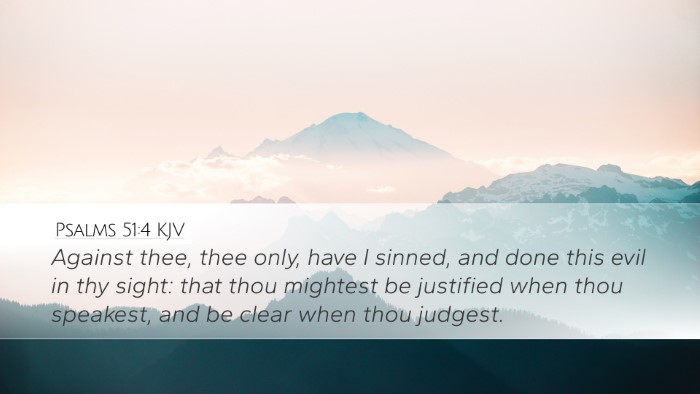 Psalms 51:4 KJV Bible Verse Image