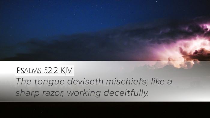Psalms 52:2 KJV Bible Verse Image