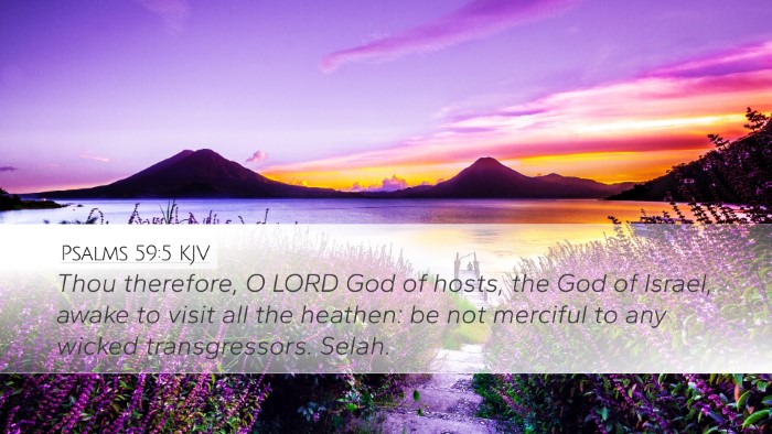 Psalms 59:5 KJV Bible Verse Image