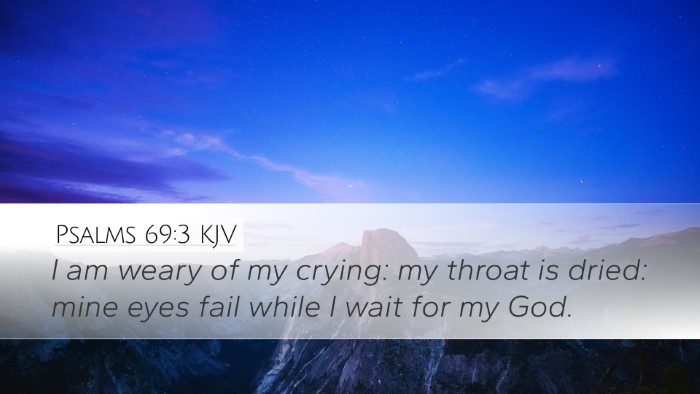 Psalms 69:3 KJV Bible Verse Image
