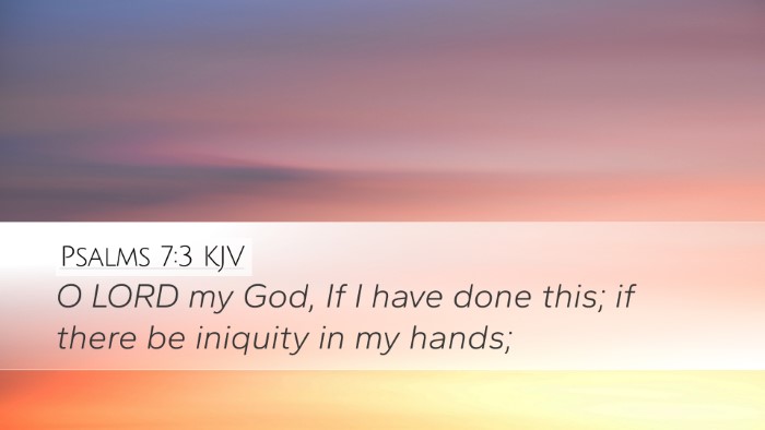 Psalms 7:3 KJV Bible Verse Image