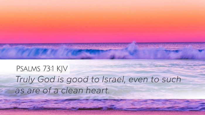 Psalms 73:1 KJV Bible Verse Image