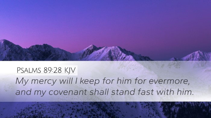 Psalms 89:28 KJV Bible Verse Image