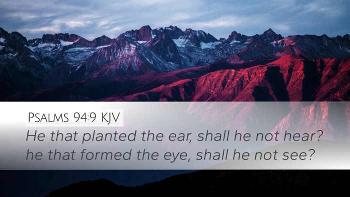 Psalms 94:9 KJV Desktop Wallpaper - He that planted the ear, shall he not hear? he - Desktop Bible Verse Wallpaper