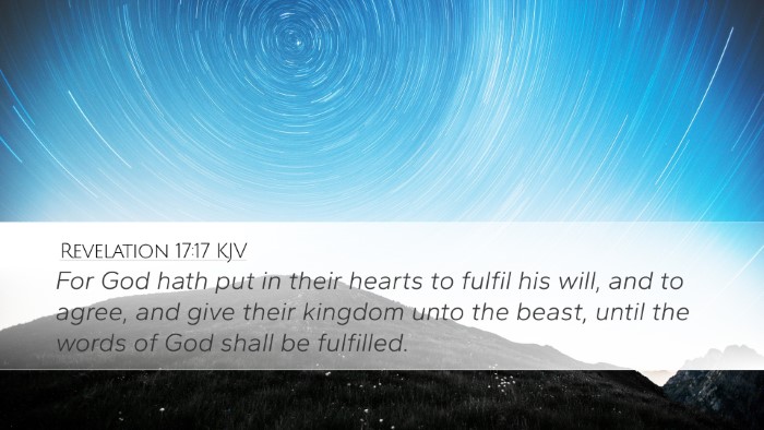Revelation 17:17 KJV Bible Verse Image