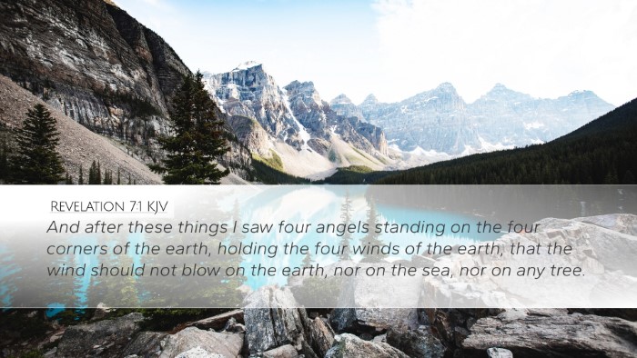 Revelation 7:1 KJV Bible Verse Image