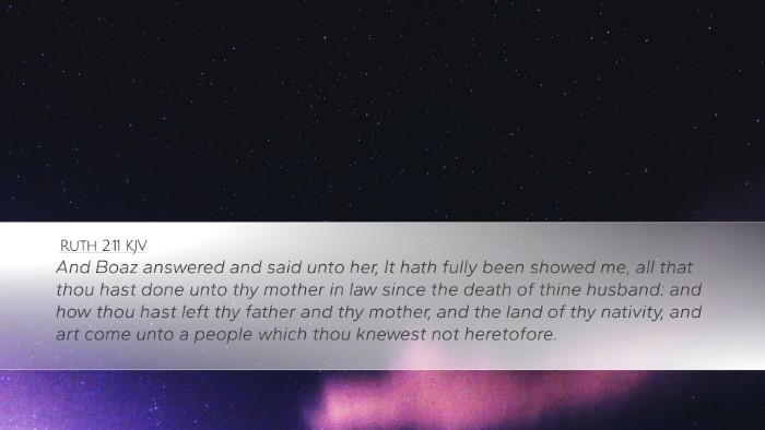 Ruth 2:11 KJV Bible Verse Image