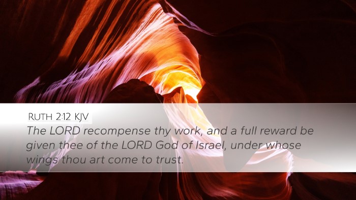 Ruth 2:12 KJV Bible Verse Image