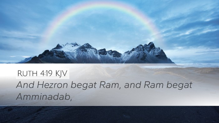 Ruth 4:19 KJV Bible Verse Image