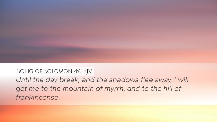 Song of Solomon 4:6 KJV Bible Verse Image