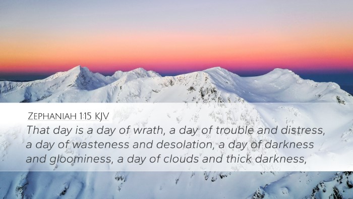 Zephaniah 1:15 KJV Bible Verse Image