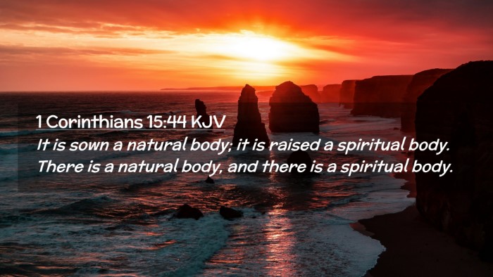 Picture 02 - 1 Corinthians 15:44 KJV Desktop Wallpaper - It is sown a natural body; it is raised a - Desktop Bible Verse Wallpaper