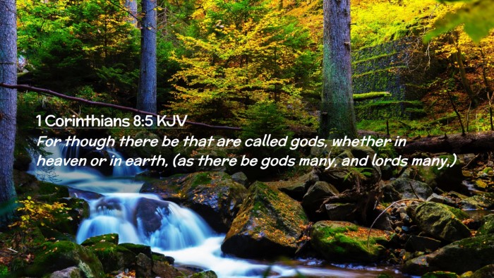 Picture 02 - 1 Corinthians 8:5 KJV Desktop Wallpaper - For though there be that are called gods, whether - Desktop Bible Verse Wallpaper