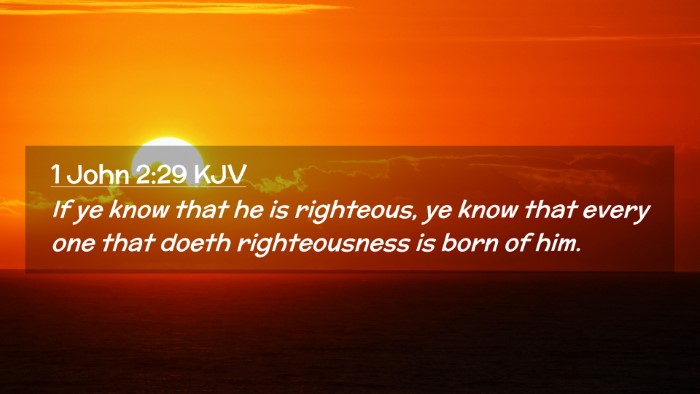 Picture 02 - 1 John 2:29 KJV Desktop Wallpaper - If ye know that he is righteous, ye know that - Desktop Bible Verse Wallpaper