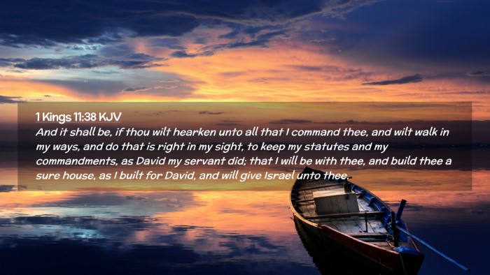 Picture 02 - 1 Kings 11:38 KJV Desktop Wallpaper - And it shall be, if thou wilt hearken unto all - Desktop Bible Verse Wallpaper