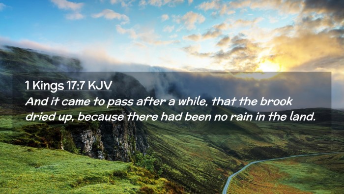 Picture 02 - 1 Kings 17:7 KJV Desktop Wallpaper - And it came to pass after a while, that the brook - Desktop Bible Verse Wallpaper