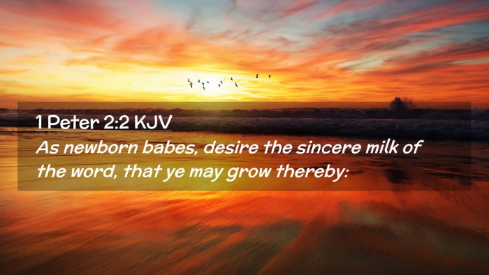 Picture 02 - 1 Peter 2:2 KJV Desktop Wallpaper - As newborn babes, desire the sincere milk of the - Desktop Bible Verse Wallpaper