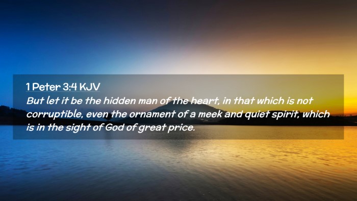 Picture 02 - 1 Peter 3:4 KJV Desktop Wallpaper - But let it be the hidden man of the heart, in - Desktop Bible Verse Wallpaper