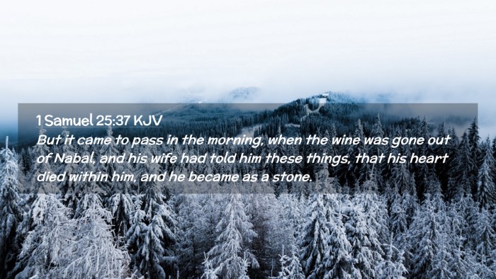 Picture 02 - 1 Samuel 25:37 KJV Desktop Wallpaper - But it came to pass in the morning, when the wine - Desktop Bible Verse Wallpaper