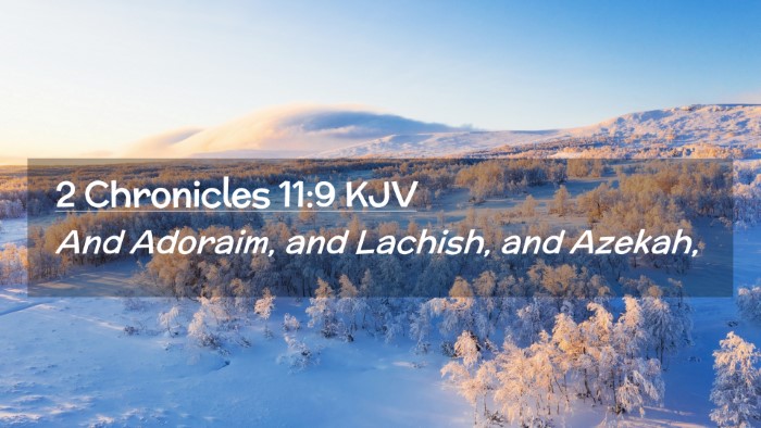 Picture 02 - 2 Chronicles 11:9 KJV Desktop Wallpaper - And Adoraim, and Lachish, and - Desktop Bible Verse Wallpaper