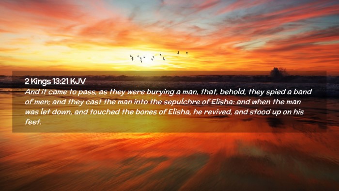 Picture 02 - 2 Kings 13:21 KJV Desktop Wallpaper - And it came to pass, as they were burying a man, - Desktop Bible Verse Wallpaper