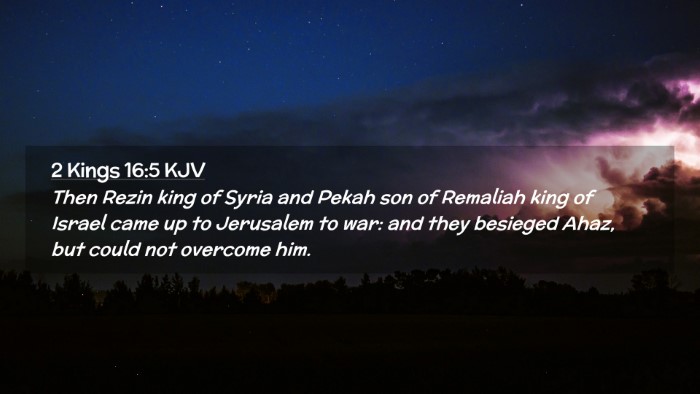 Picture 02 - 2 Kings 16:5 KJV Desktop Wallpaper - Then Rezin king of Syria and Pekah son of - Desktop Bible Verse Wallpaper