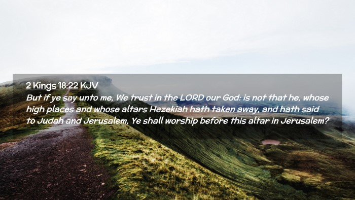 Picture 02 - 2 Kings 18:22 KJV Desktop Wallpaper - But if ye say unto me, We trust in the LORD our - Desktop Bible Verse Wallpaper