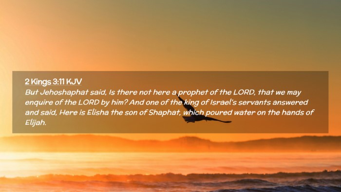Picture 02 - 2 Kings 3:11 KJV Desktop Wallpaper - But Jehoshaphat said, Is there not here a prophet - Desktop Bible Verse Wallpaper