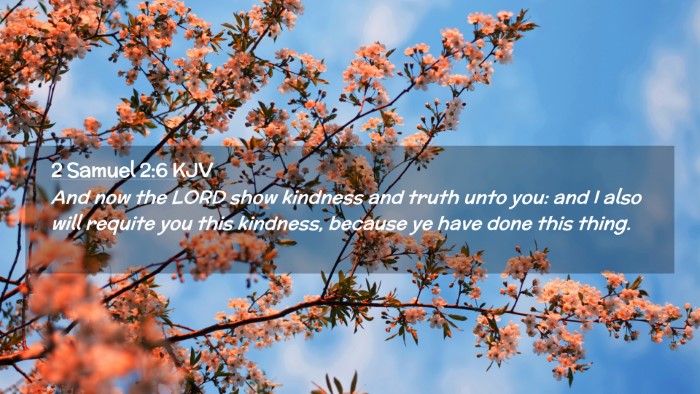 Picture 02 - 2 Samuel 2:6 KJV Desktop Wallpaper - And now the LORD show kindness and truth unto - Desktop Bible Verse Wallpaper