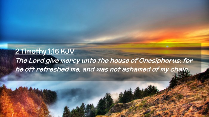 Picture 02 - 2 Timothy 1:16 KJV Desktop Wallpaper - The Lord give mercy unto the house of - Desktop Bible Verse Wallpaper