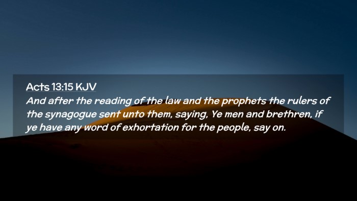 Picture 02 - Acts 13:15 KJV Desktop Wallpaper - And after the reading of the law and the prophets - Desktop Bible Verse Wallpaper