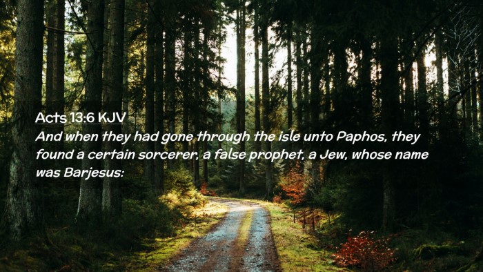 Picture 02 - Acts 13:6 KJV Desktop Wallpaper - And when they had gone through the isle unto - Desktop Bible Verse Wallpaper