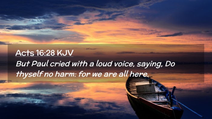 Picture 02 - Acts 16:28 KJV Desktop Wallpaper - But Paul cried with a loud voice, saying, Do - Desktop Bible Verse Wallpaper