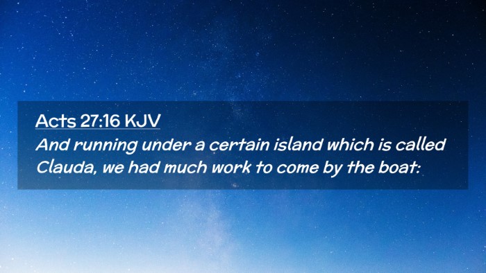 Picture 02 - Acts 27:16 KJV Desktop Wallpaper - And running under a certain island which is - Desktop Bible Verse Wallpaper