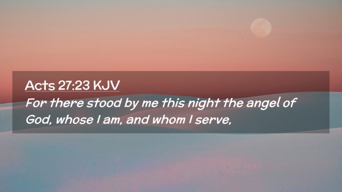 Picture 02 - Acts 27:23 KJV Desktop Wallpaper - For there stood by me this night the angel of - Desktop Bible Verse Wallpaper