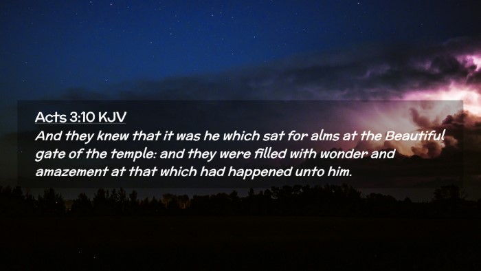 Picture 02 - Acts 3:10 KJV Desktop Wallpaper - And they knew that it was he which sat for alms - Desktop Bible Verse Wallpaper