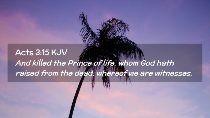 Picture 02 - Acts 3:15 KJV Desktop Wallpaper - And killed the Prince of life, whom God hath - Desktop Bible Verse Wallpaper