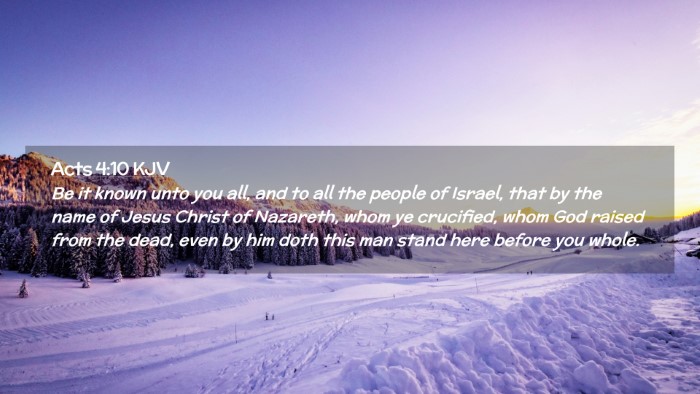 Picture 02 - Acts 4:10 KJV Desktop Wallpaper - Be it known unto you all, and to all the people - Desktop Bible Verse Wallpaper