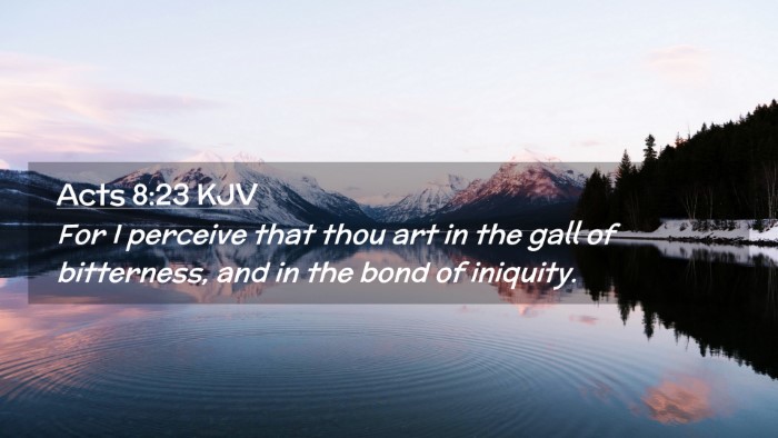 Picture 02 - Acts 8:23 KJV Desktop Wallpaper - For I perceive that thou art in the gall of - Desktop Bible Verse Wallpaper