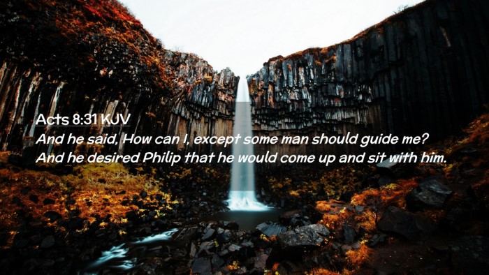 Picture 02 - Acts 8:31 KJV Desktop Wallpaper - And he said, How can I, except some man should - Desktop Bible Verse Wallpaper
