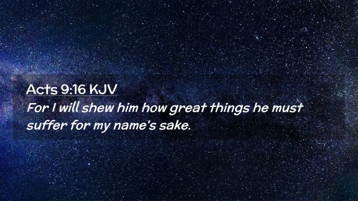 Picture 02 - Acts 9:16 KJV Desktop Wallpaper - For I will shew him how great things he must - Desktop Bible Verse Wallpaper