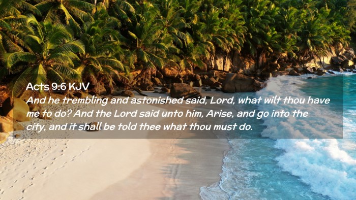 Picture 02 - Acts 9:6 KJV Desktop Wallpaper - And he trembling and astonished said, Lord, what - Desktop Bible Verse Wallpaper