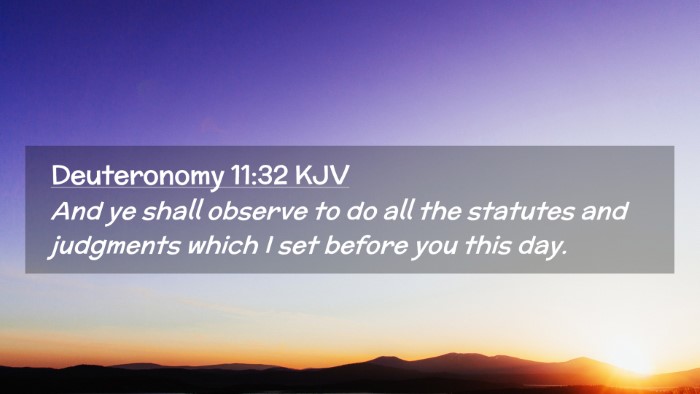 Picture 02 - Deuteronomy 11:32 KJV Desktop Wallpaper - And ye shall observe to do all the statutes and - Desktop Bible Verse Wallpaper
