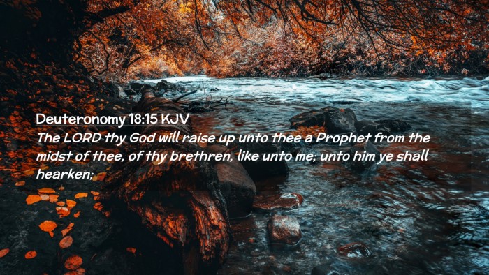 Picture 02 - Deuteronomy 18:15 KJV Desktop Wallpaper - The LORD thy God will raise up unto thee a - Desktop Bible Verse Wallpaper