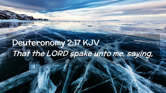 Picture 02 - Deuteronomy 2:17 KJV Desktop Wallpaper - That the LORD spake unto me, - Desktop Bible Verse Wallpaper
