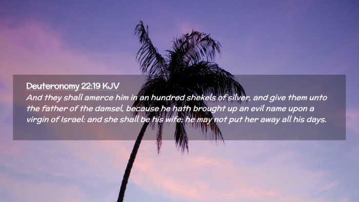 Picture 02 - Deuteronomy 22:19 KJV Desktop Wallpaper - And they shall amerce him in an hundred shekels - Desktop Bible Verse Wallpaper