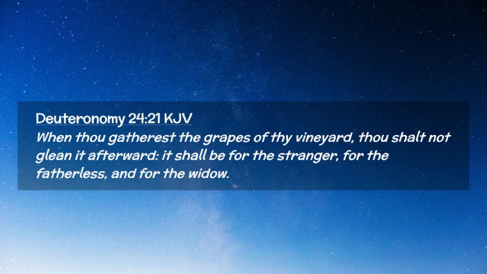 Picture 02 - Deuteronomy 24:21 KJV Desktop Wallpaper - When thou gatherest the grapes of thy vineyard, - Desktop Bible Verse Wallpaper